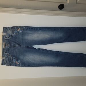 Levi's Midrise Skinny Floral Embroidered Jeans Size 32 - 28" Inseam
